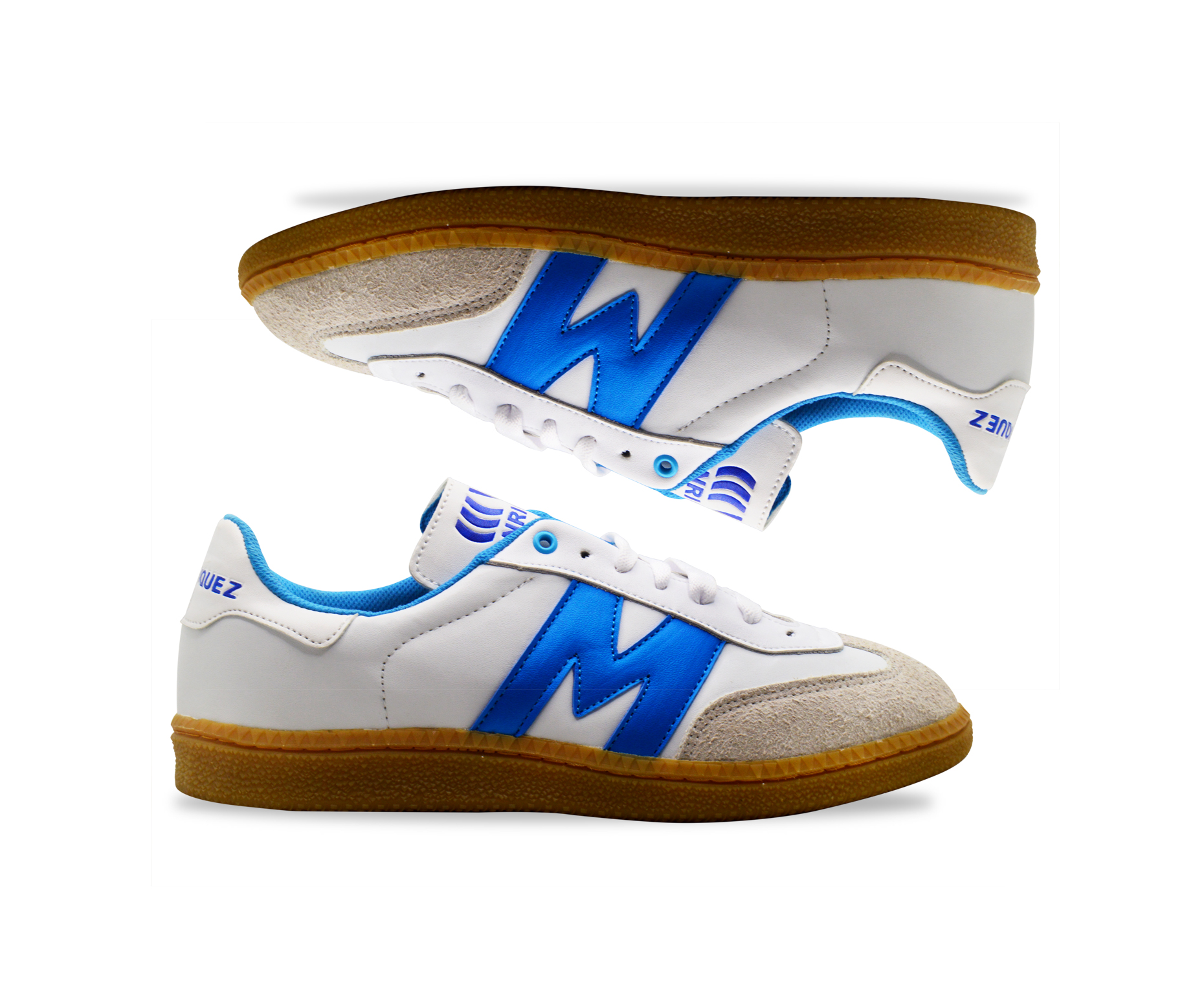 TENIS ELIT IC BLANCO - TURQUESA